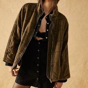 NWT Free People Dolman Quilted Jacket